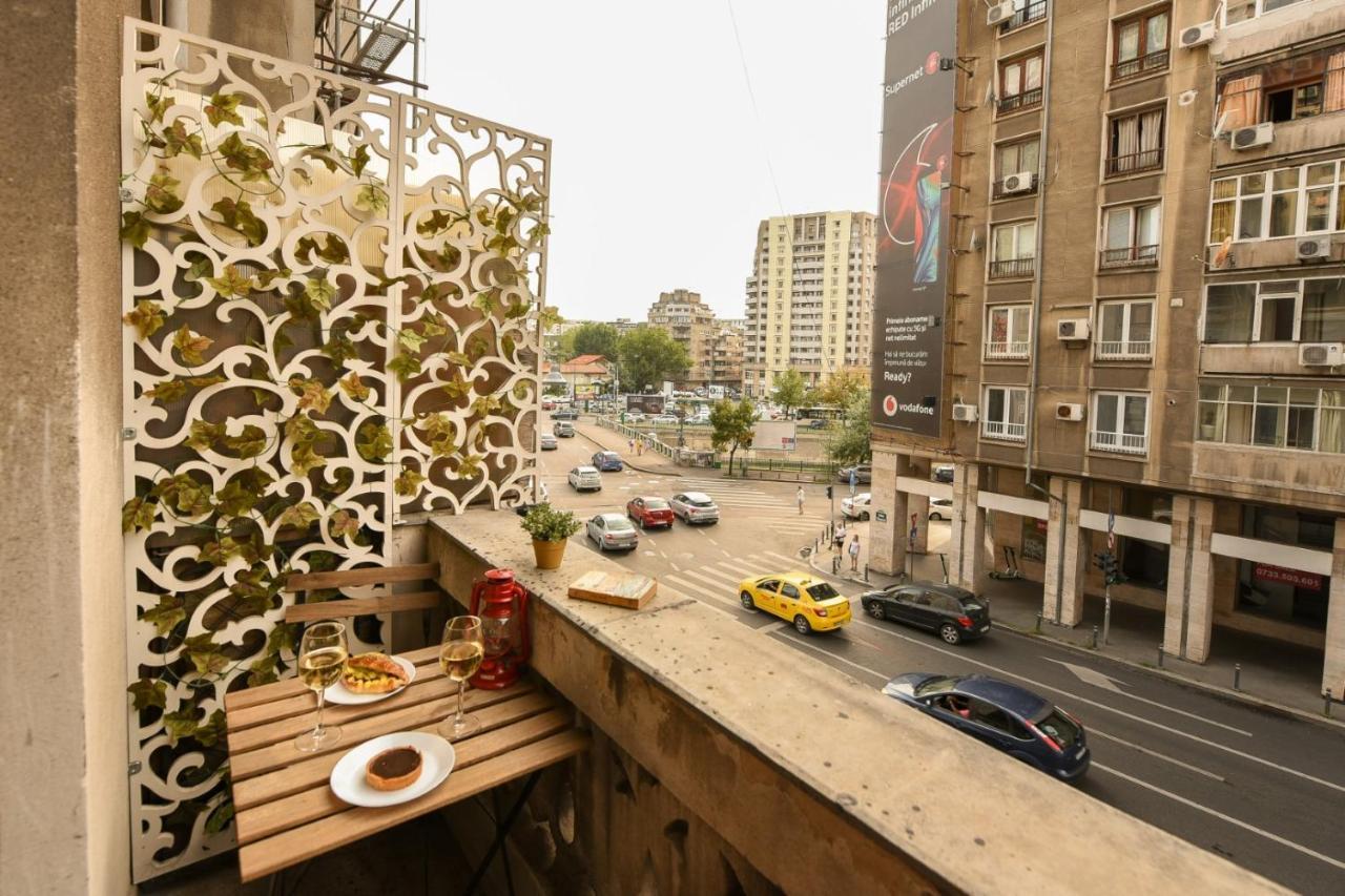 Vintage Elegance, Modern Comfort: 1Br Apartment Overlooking Calea Victoriei Bucarest Exterior foto